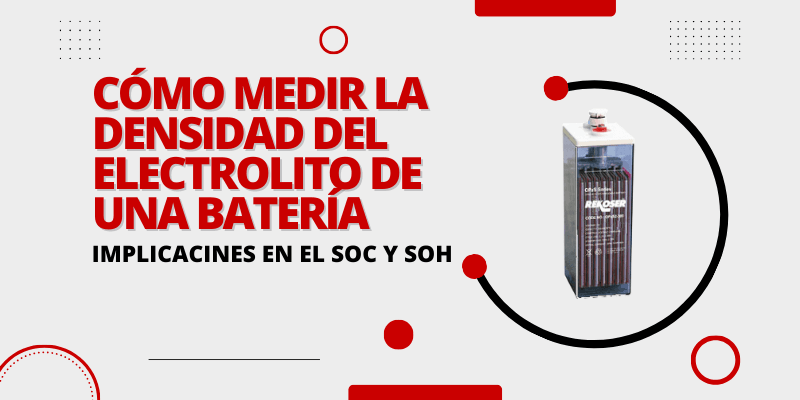 Cómo medir la densidad del electrolito de una batería