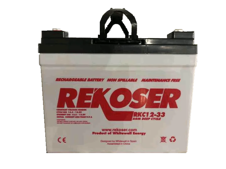 RDC12-33 – 12 V 33 Ah AGM Deep Cycle battery