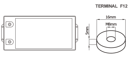 Dimensions (mm) RDG12-200