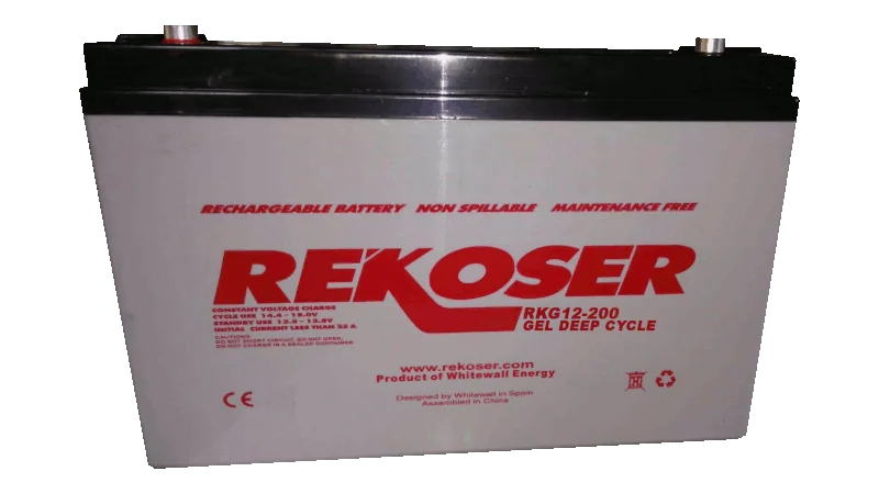 RDG12-200 – 12 V 200 Ah GEL Deep Cycle battery