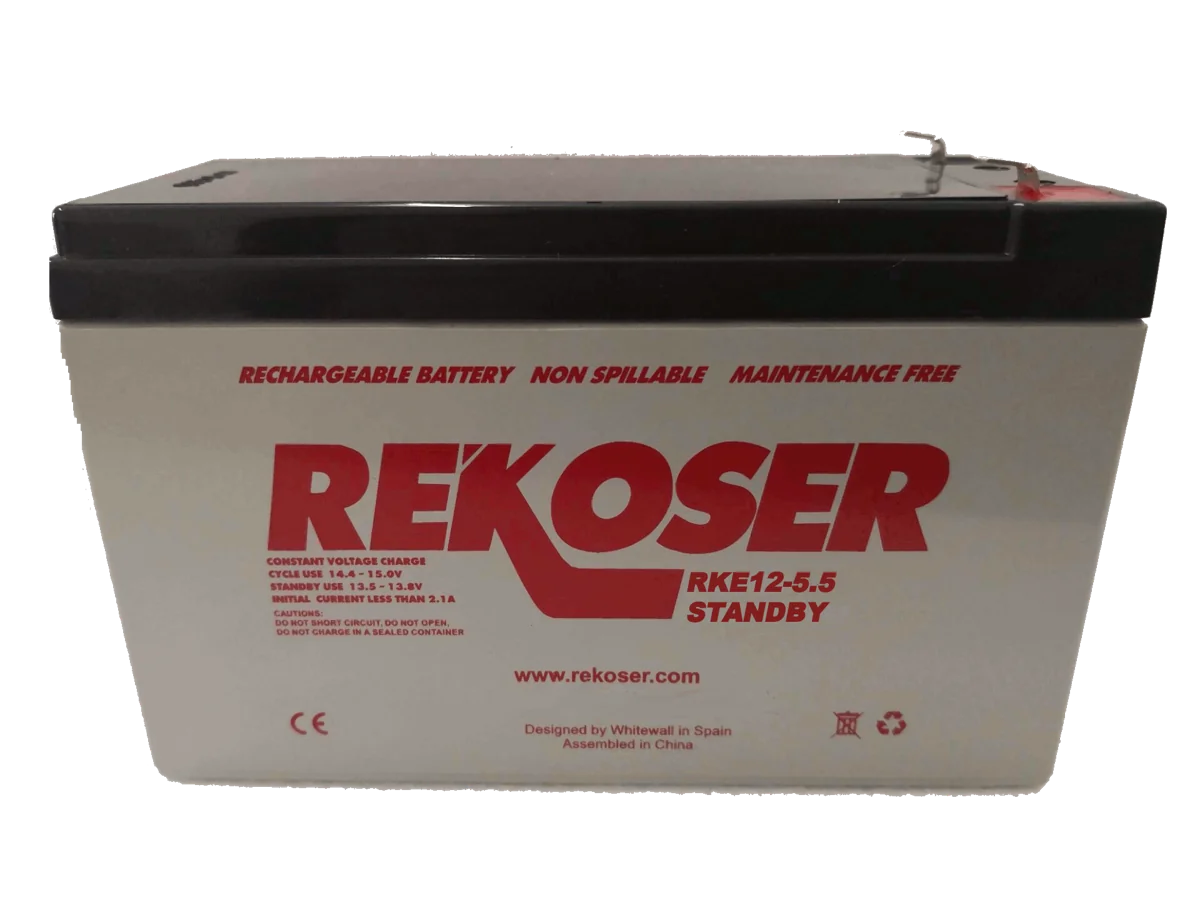 RGP12-5.5 – 12 V 5.5 Ah AGM battery