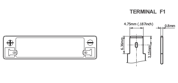 Dimensions (mm) RGP6-1.2