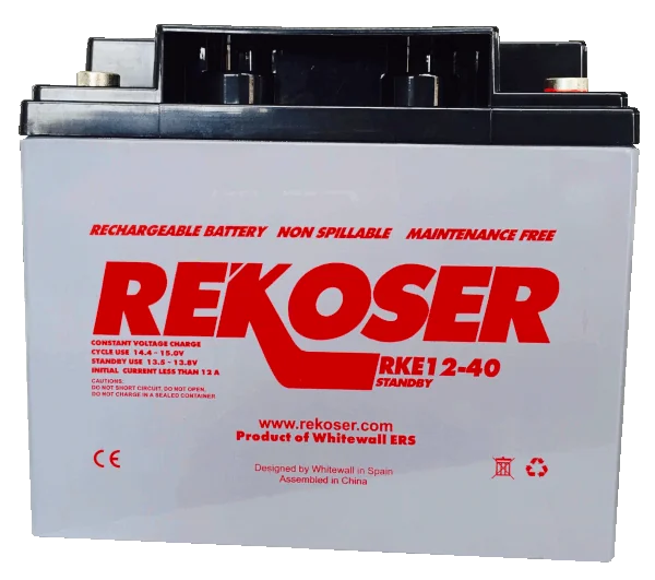 RHP12-40 – 12 V 40 Ah AGM battery
