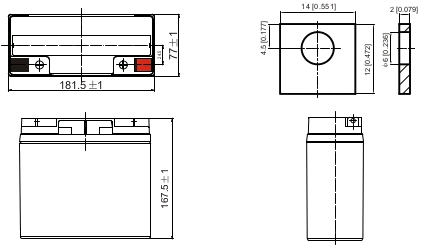 Dimensions (mm) RLS12-20