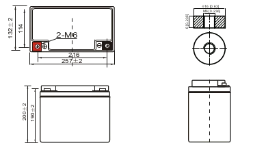 Dimensions (mm) RLS12-55