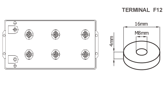 Dimensions (mm) ROS12-220
