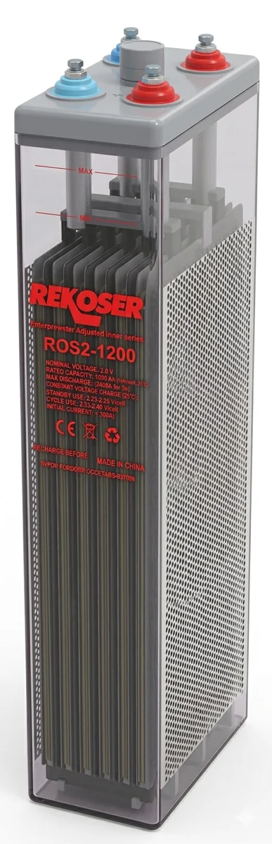 ROS2-1200 – 2 V 1200 Ah OPzS battery