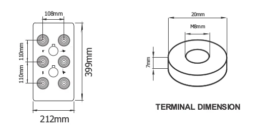 Dimensions (mm) ROS2-2000