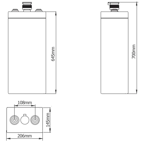 Dimensions (mm) ROS2-600