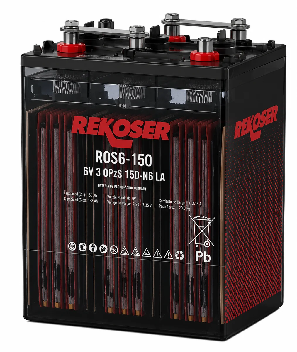 ROS6-150 – 6 V 150 Ah OPzS battery