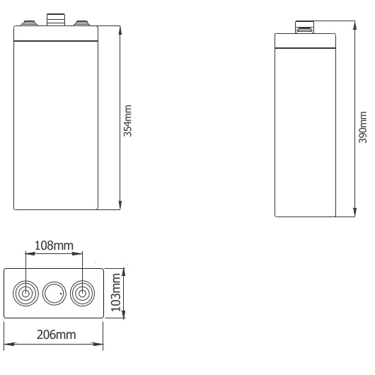 Dimensiones (mm) ROV2-150