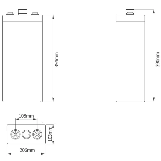 Dimensiones (mm) ROV2-200
