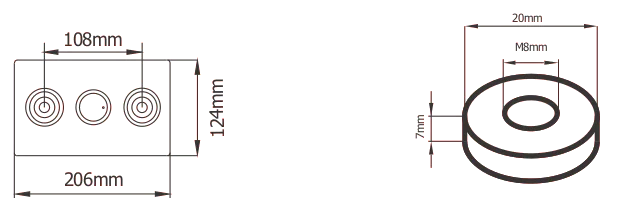 Dimensions (mm) ROV2-350