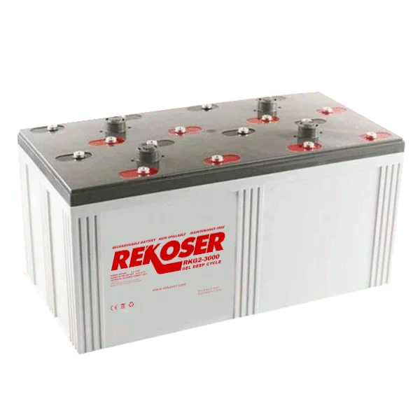 RXG2-3000 – 2 V 3000 Ah GEL Deep Cycle battery