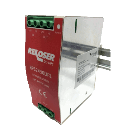 UPS 24VDC 30W DIN rail integrated lithium battery RPS2430DRL